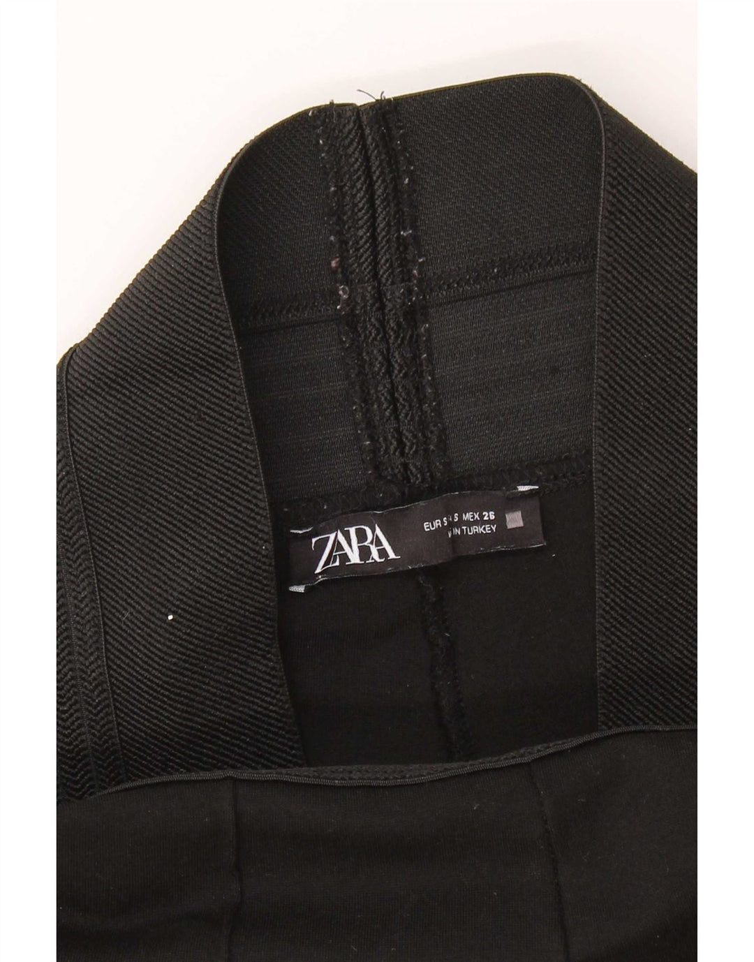 Zara leggings til kvinder, lille sort viskose