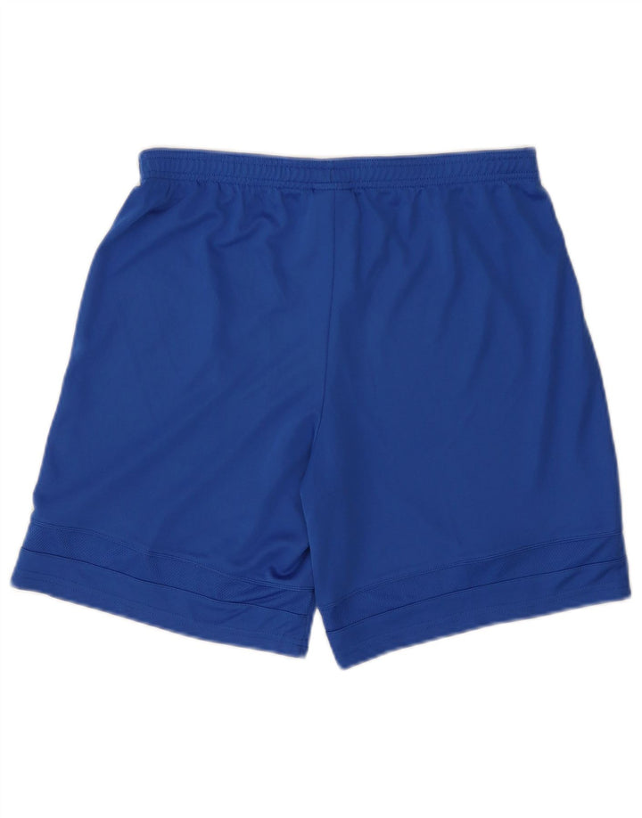 Ανδρικό αθλητικό σορτς NIKE Dri Fit από μεσαίο μπλε πολυεστέρα