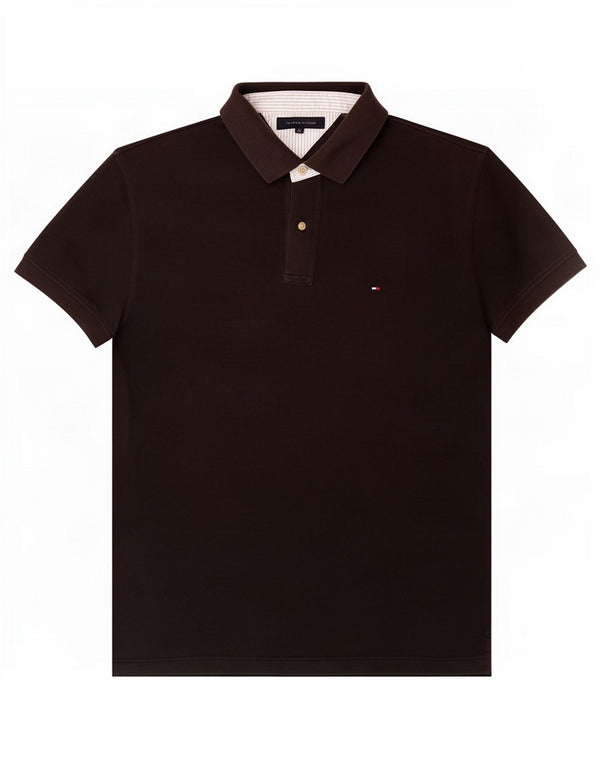 Męska koszulka polo Tommy Hilfiger XL, czarna, bawełniana