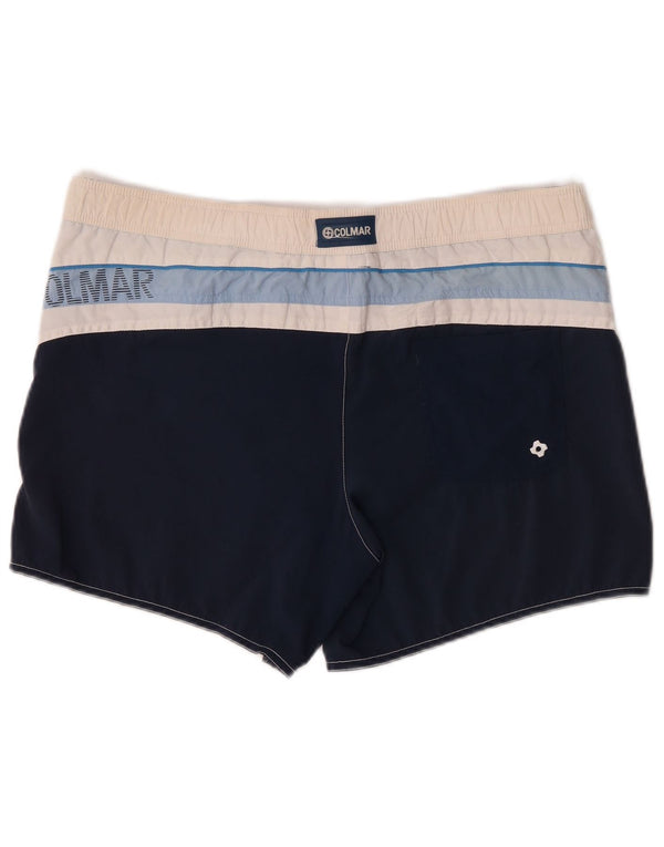 Colmar Mens Graphic Swimming Shorts IT 50 Large White Colourblock Polyamide