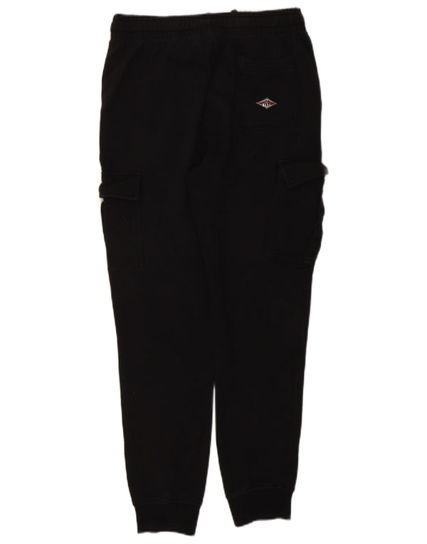 Bear Pantalon de Survêtement Cargo Garçon 15-16 ans Noir Coton