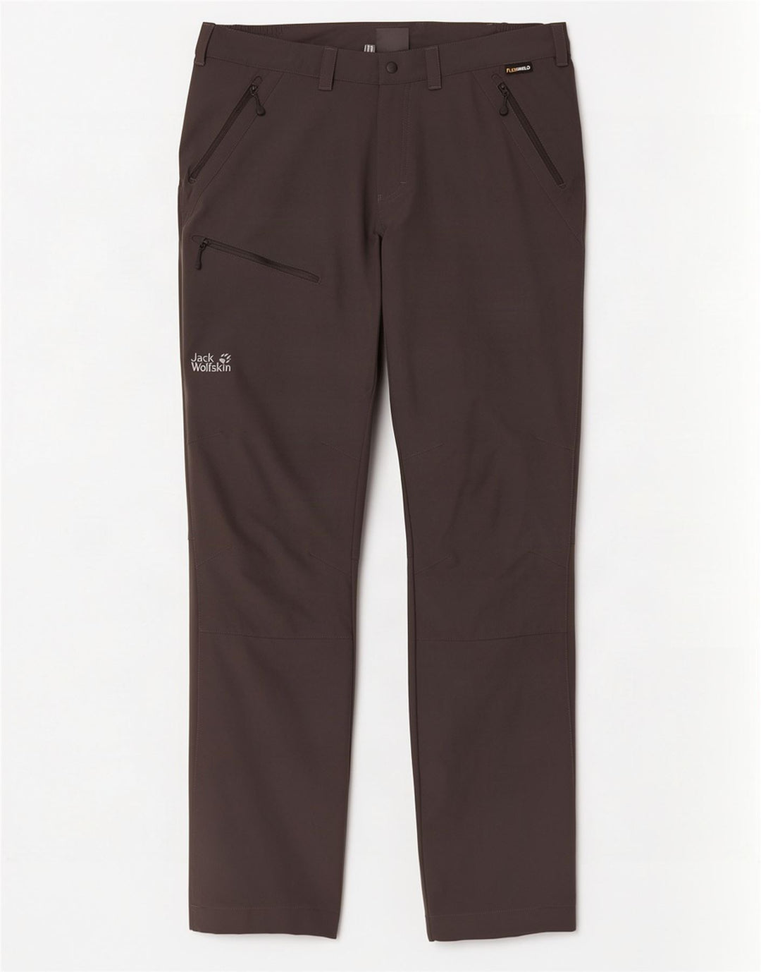 Jack Wolfskin Herre Slim Cargo Bukser Large W35 L35 Grå Polyamid