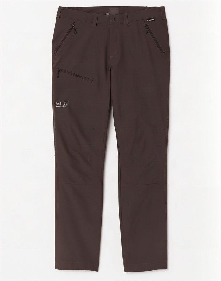 Jack Wolfskin Herre Slim Cargo Bukser Large W35 L35 Grå Polyamid