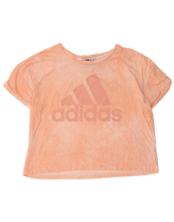 Adidas ženska majica kratkih rukava s grafičkim motivima UK 20/22 XL Pink Tie Dye pamuk