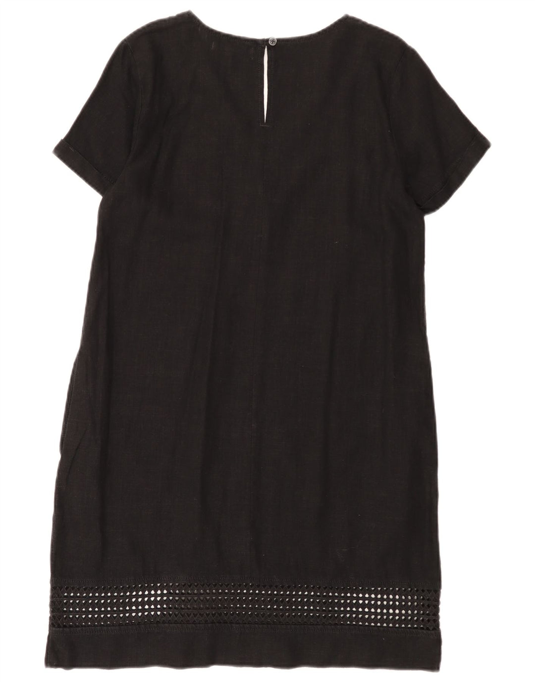 Næste Womens Shift Dress UK 12 Medium Black Linen