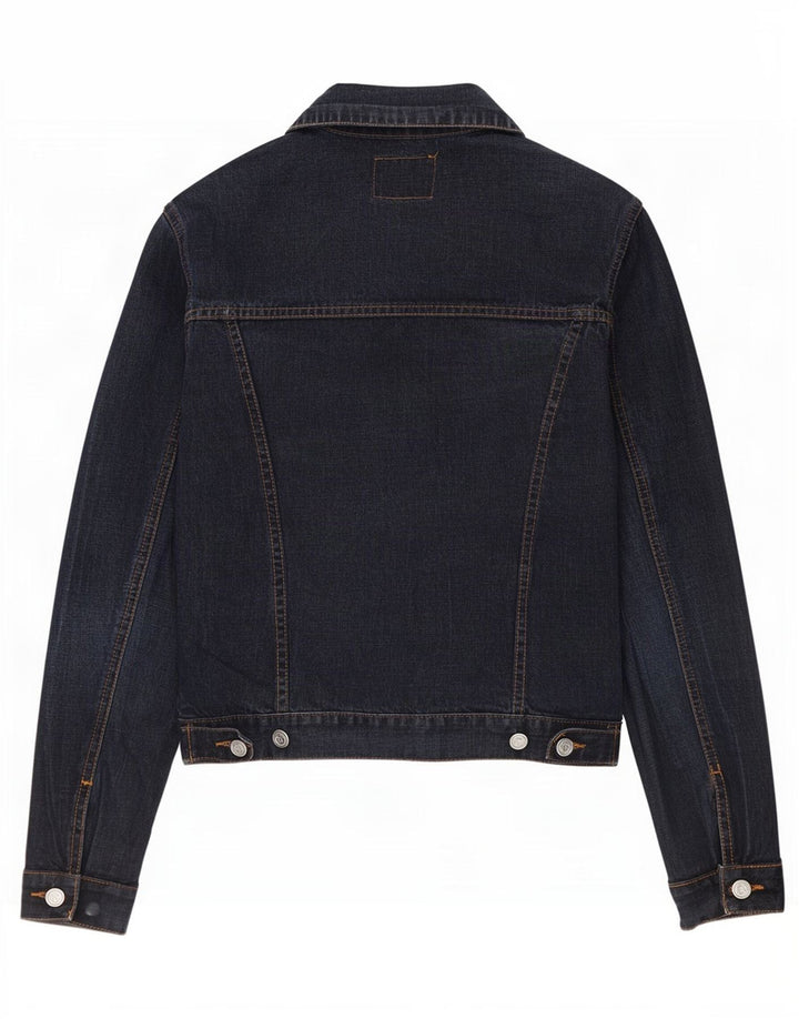 Onyx Chaqueta Vaquera para Mujer UK 10 Small Azul Marino