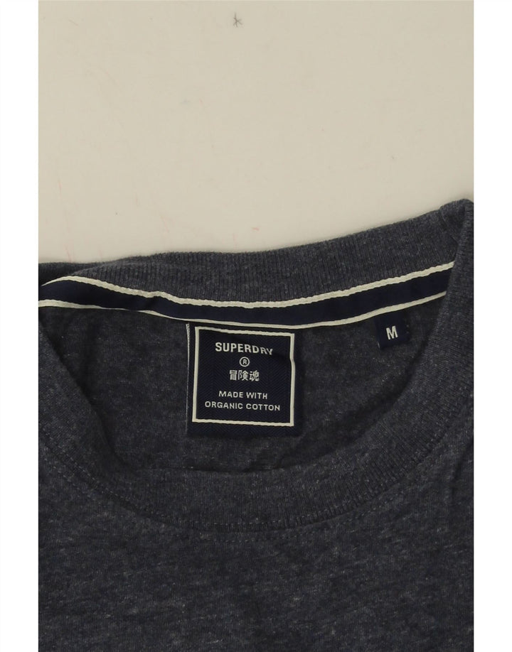Superdry Herre T-shirt Top Medium Marineblå Bomuld