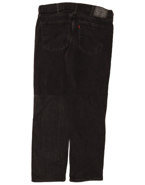 Мужские прямые джинсы свободного покроя Levi's 559 W38 L32, черный хлопок