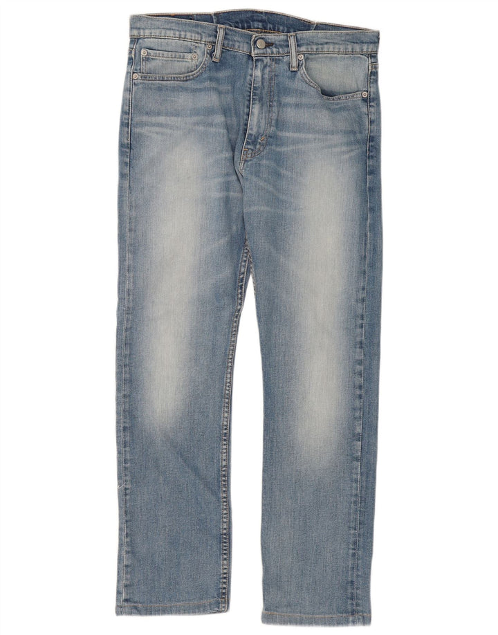 Levi's Mens 513 Slim Straight Jeans W34 L30 Blue