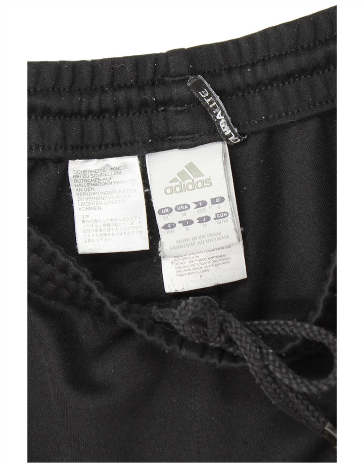 Pantaloni da tuta ADIDAS Climalite da uomo grandi in poliestere nero