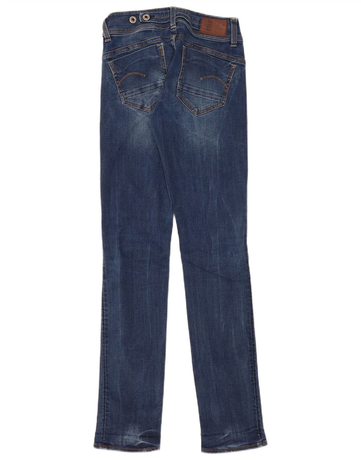 G-Star Womens Slim Jeans W28 L32 Navy Blue Cotton