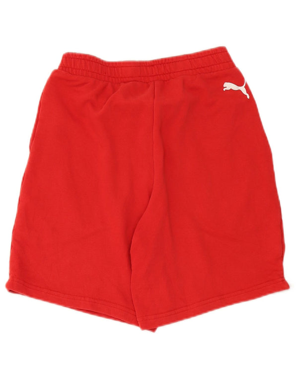 Puma Boys Sports Shorts 13-14 år Rød Colourblock Bomuld