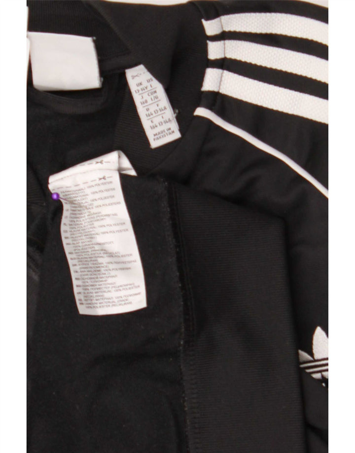Adidas Chłopięca bluza dresowa, 13-14 lat, duża, czarna, poliester