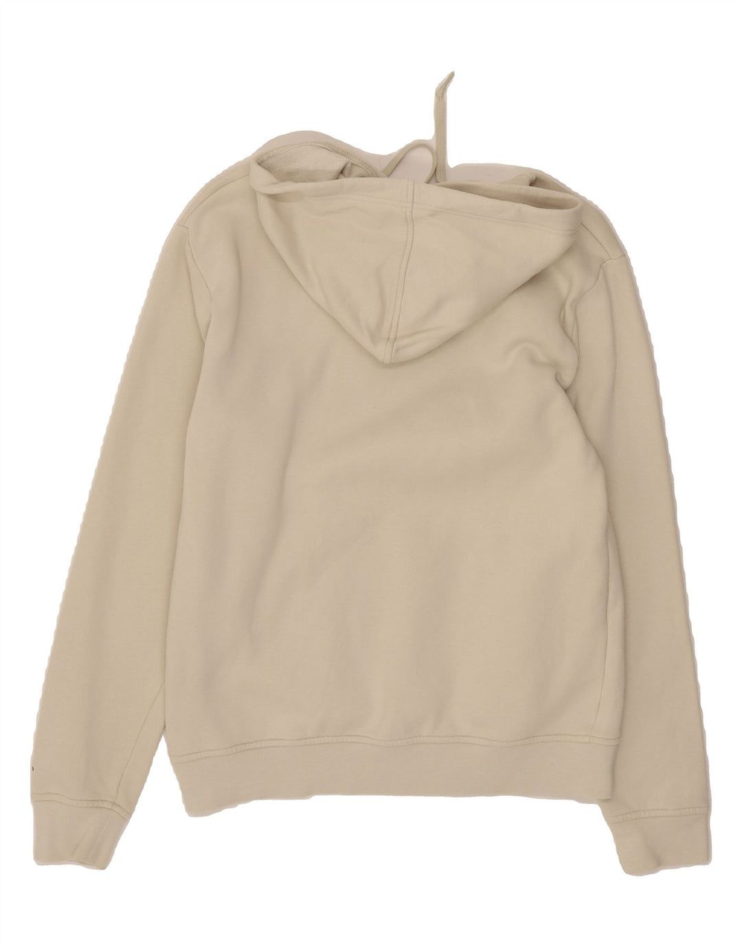 KAPPA Mens Graphic Hoodie Jumper Medium Off White Cotton Vintage Kappa and Second-Hand Kappa from Messina Hembry 