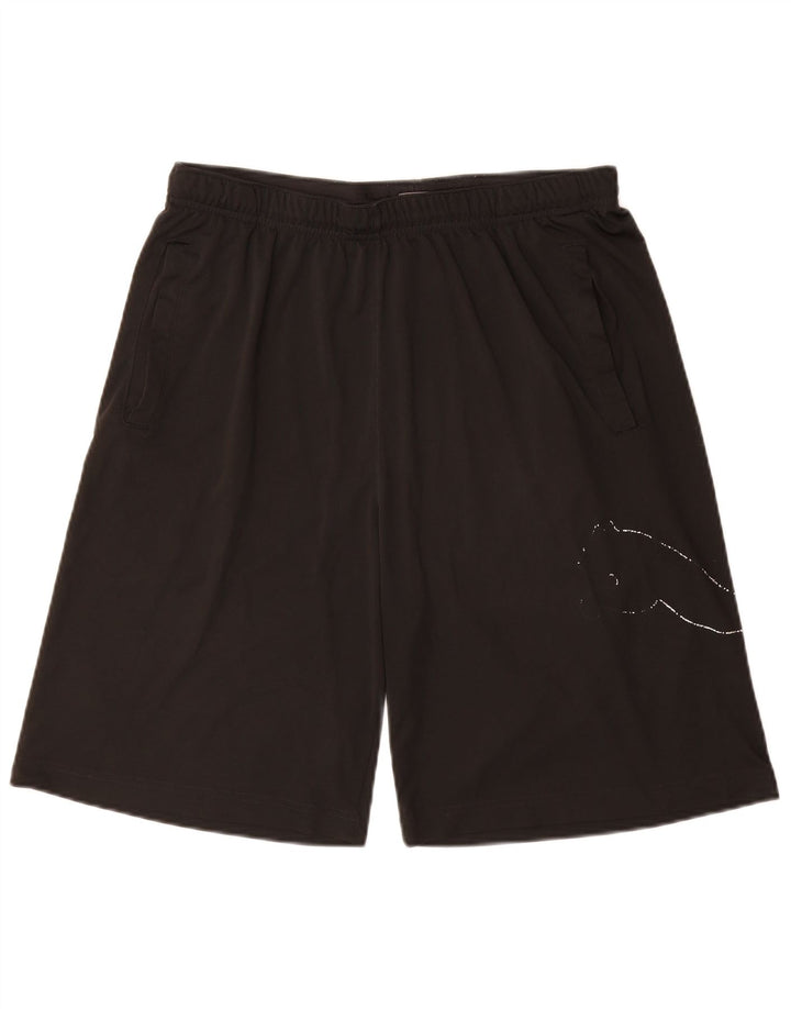 PUMA Mens Graphic Sport Shorts XL  Black