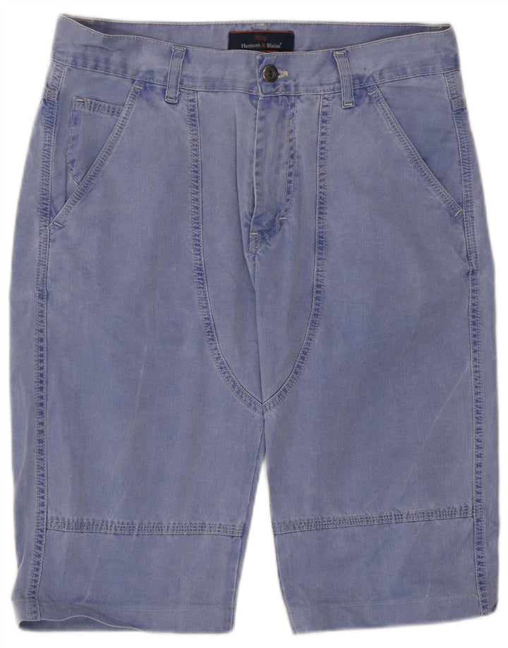 Harmont & Blaine Mens Chino Shorts IT 48 Medium W30 Blue