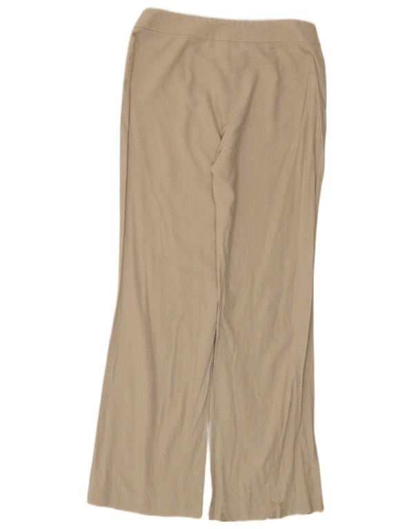 Женские повседневные брюки Marks & Spencer Bootcut UK 12 Medium W30 L31 Бежевые