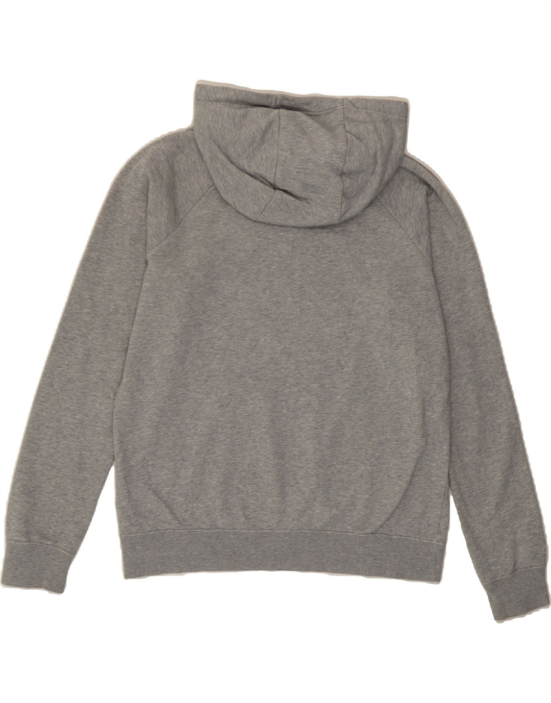 NIKE Womens Oversized Hoodie Jumper UK 14 Medium Grey Cotton Vintage Nike and Second-Hand Nike from Messina Hembry 