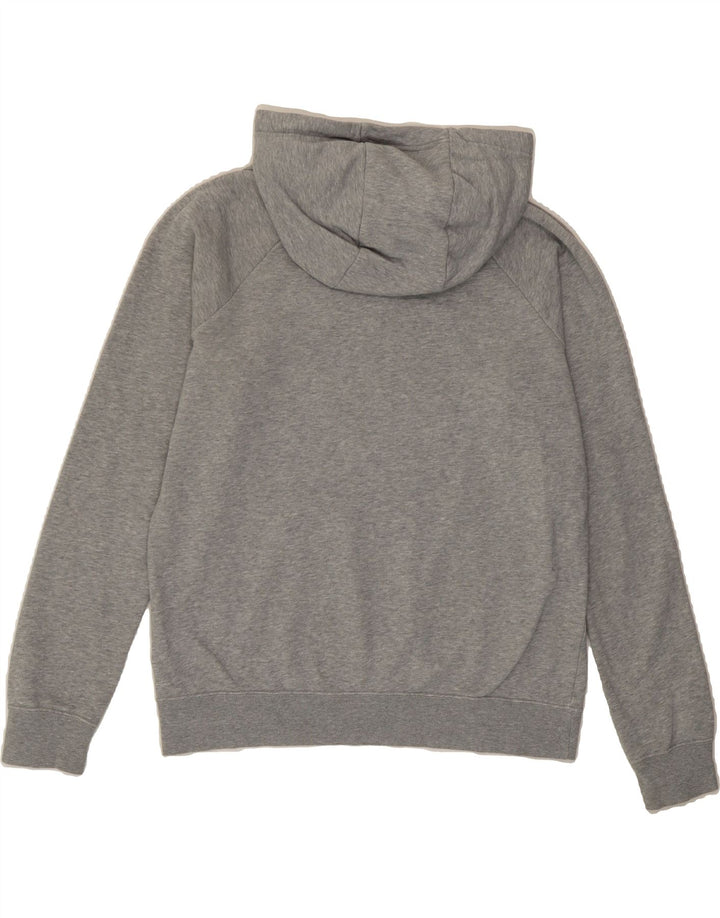 NIKE Womens Oversized Hoodie Jumper UK 14 Medium Grey Cotton Vintage Nike and Second-Hand Nike from Messina Hembry 