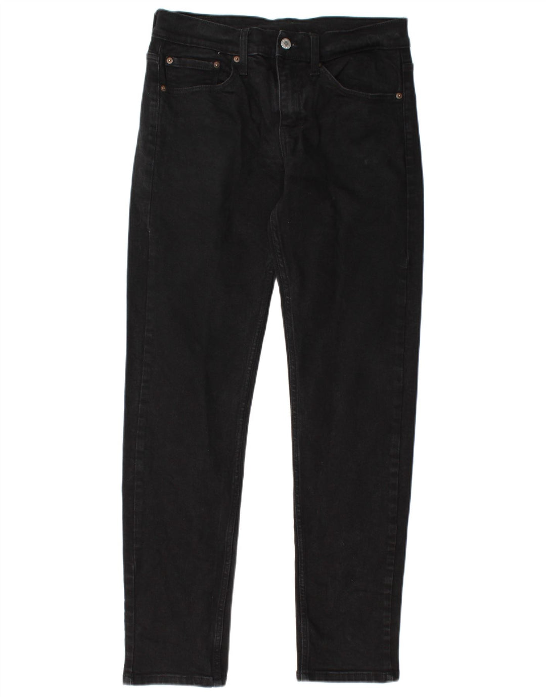 Levi's Mens 511 Slim Jeans W32 L32 Black Cotton