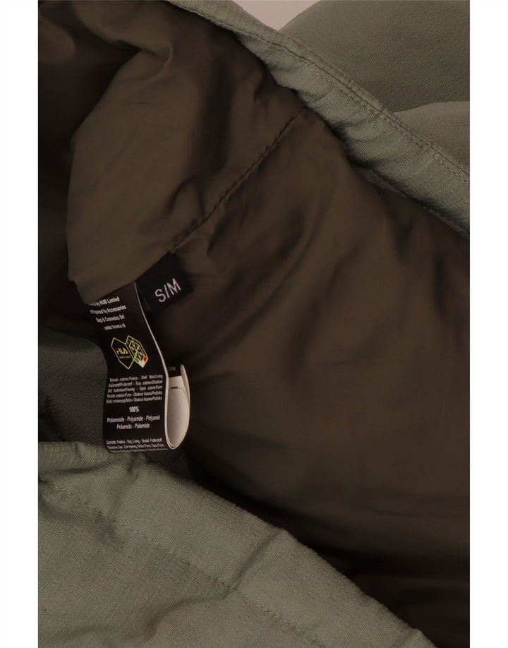 FILA Mens Padded Jacket UK 36 Small Khaki Polyamide