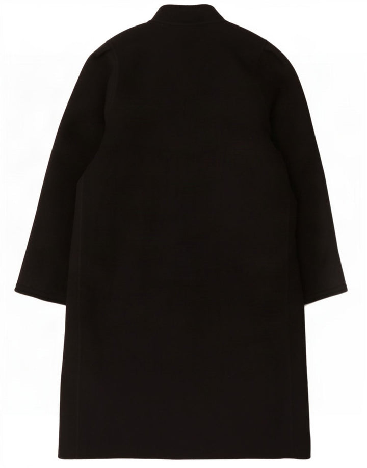 Michelle Womens Overcoat IT 48 XL Black Wool