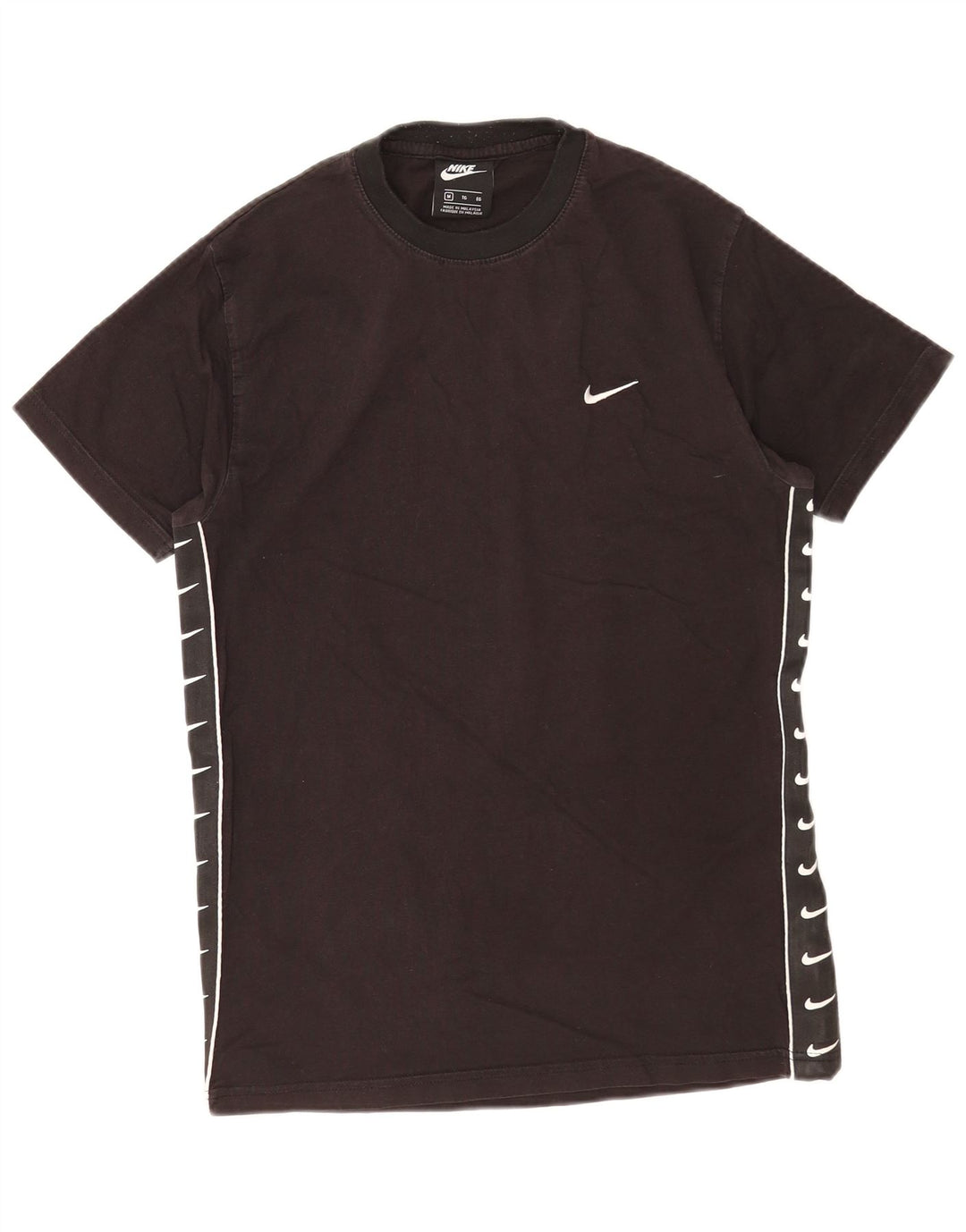 Nike Herre grafisk T-shirt Top Medium Sort Bomuld