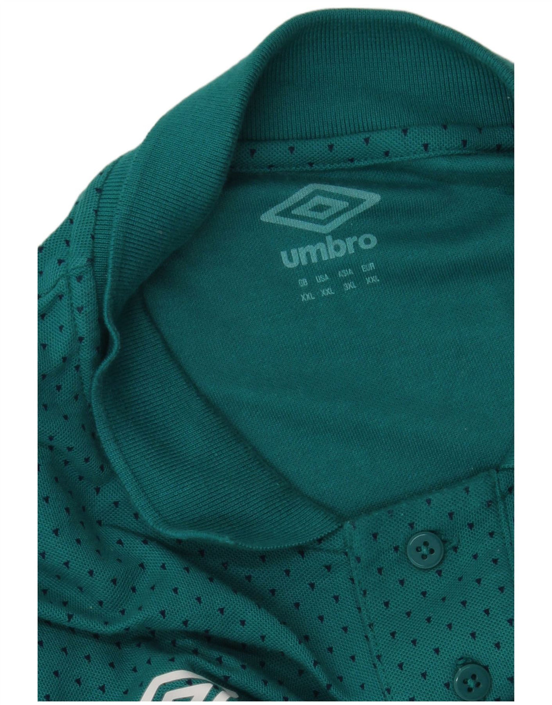 Polo Umbro da uomo 2XL Turchese