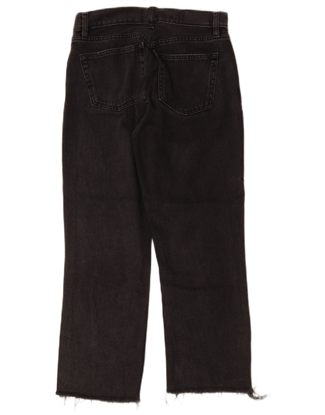 Vintage Womens Straight Jeans W30 L25 Black Cotton