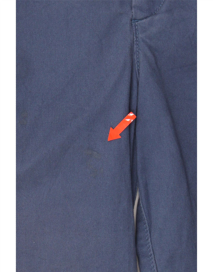 DOCKERS Womens Straight Capri Trousers US 8 Medium W32 L19 Navy Blue Vintage Dockers and Second-Hand Dockers from Messina Hembry 