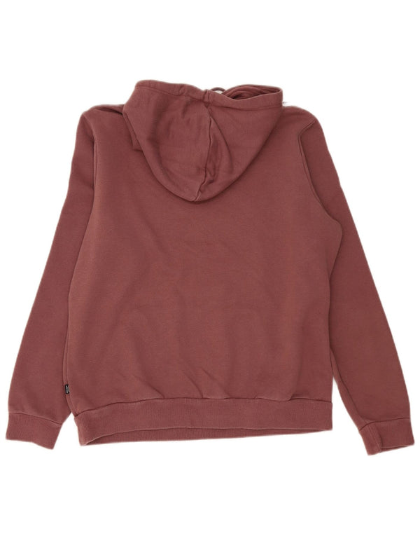 Puma Damen Kapuzenpullover UK 16 Large Burgund Baumwolle