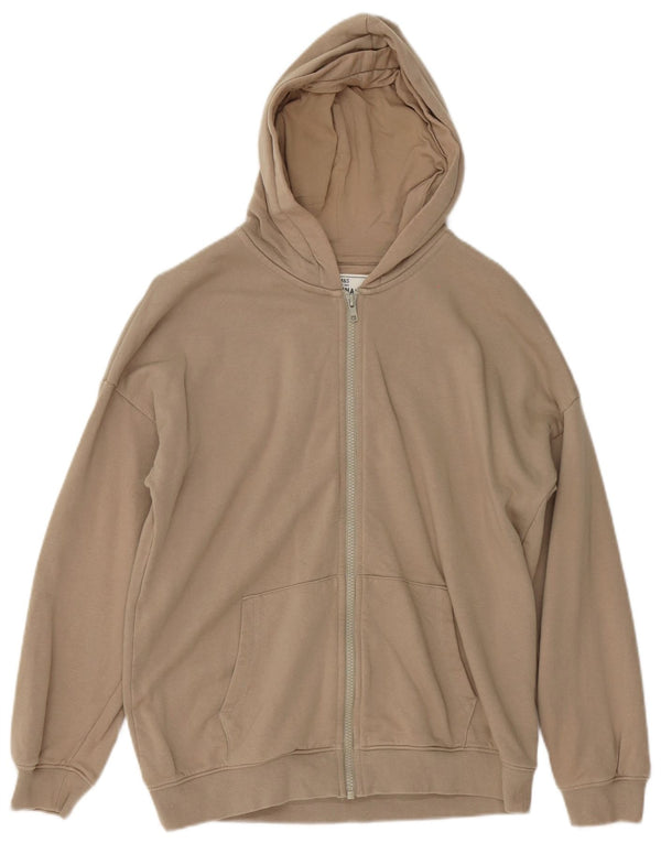 Marks & Spencer Kapuzenpullover mit Reißverschluss für Jungen, 13–14 Jahre, beige Baumwolle