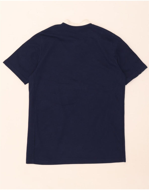 T-shirt Adidas Aeroready da uomo piccola in cotone blu