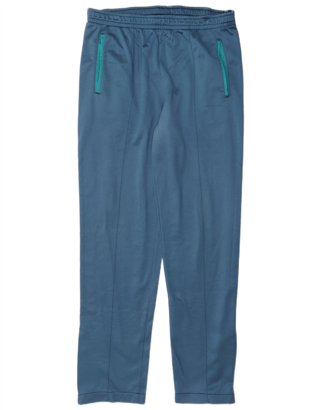 Asics Mens Graphic Tracksuit Trousers IT 50 Medium Navy Blue Colourblock