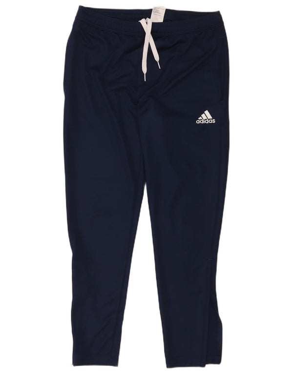 Adidas Mens Aeroready Tracksuit Trousers Large Navy Blue Polyester Sports
