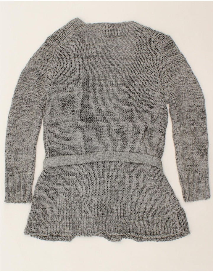 BCBGMAXAZRIA Womens Cardigan Sweater UK 16 Large Grey Acrylic Vintage BCBGMAXAZRIA and Second-Hand BCBGMAXAZRIA from Messina Hembry 
