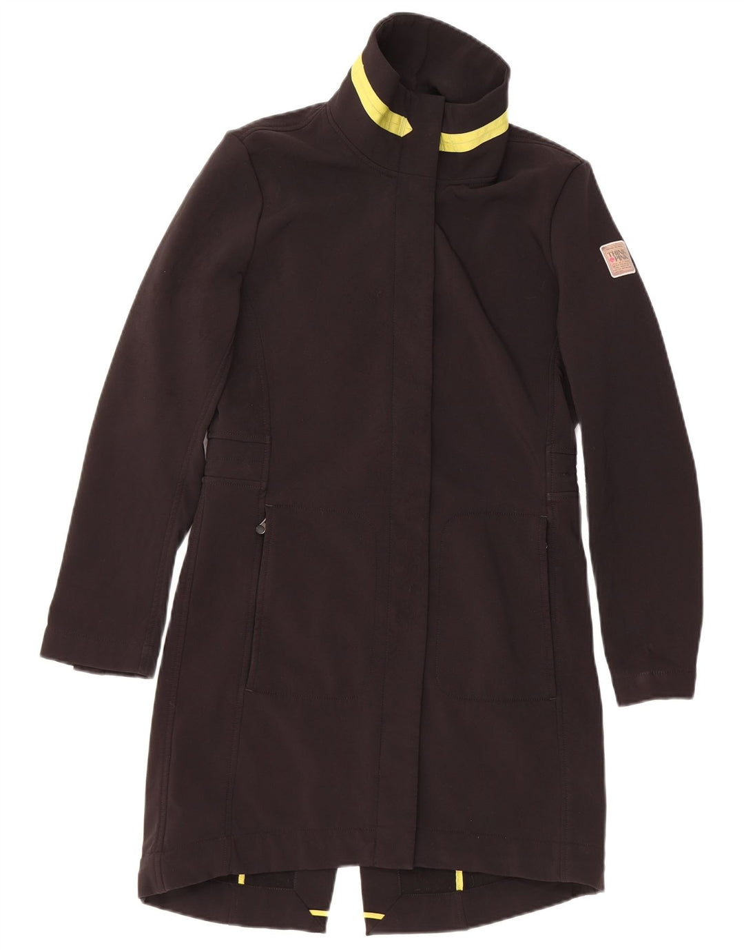 Think Pink Parka para mujer UK 10 Small Poliamida negra