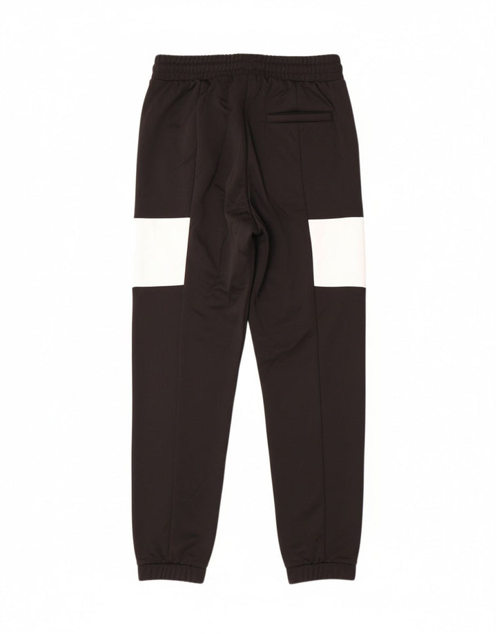 PUMA Mens Tracksuit Trousers Joggers XS  Black Colourblock Polyester Vintage Puma and Second-Hand Puma from Messina Hembry 