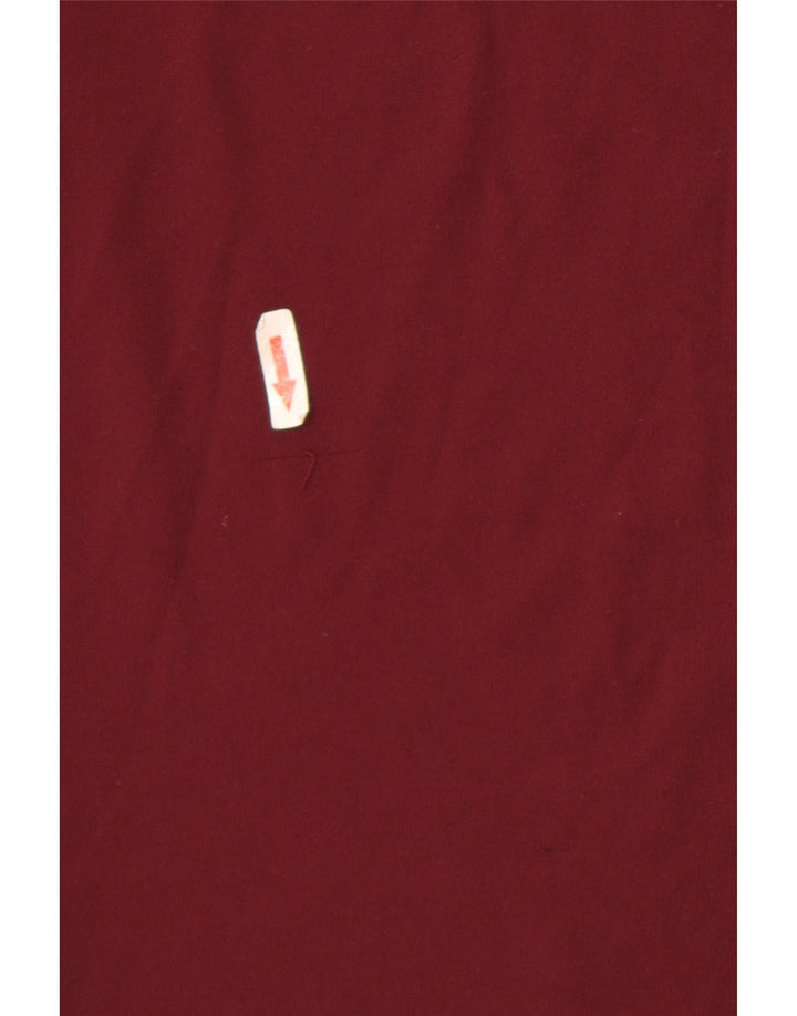 Adidas Herren Climalite T-Shirt Top Medium Maroon Polyester