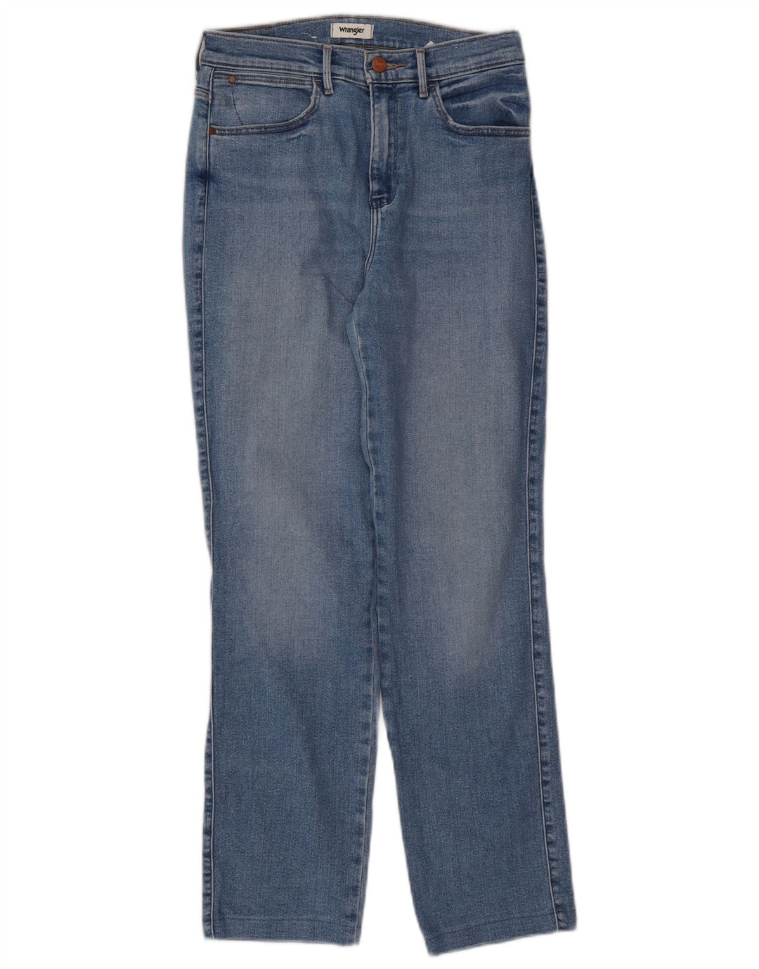 Wrangler Womens Straight Jeans W28 L28 Blue Cotton