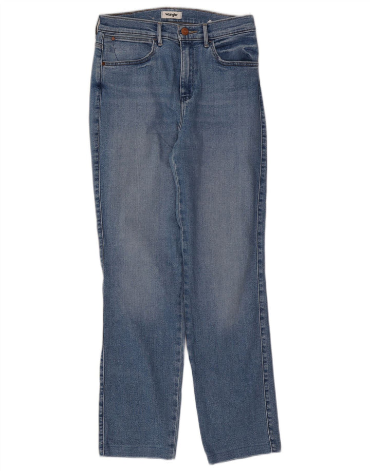 Wrangler Womens Straight Jeans W28 L28 Blue Cotton