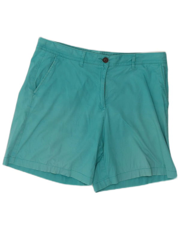 Besætningstøj Dame Regular Chino Shorts UK 14 Large W36 turkis bomuld
