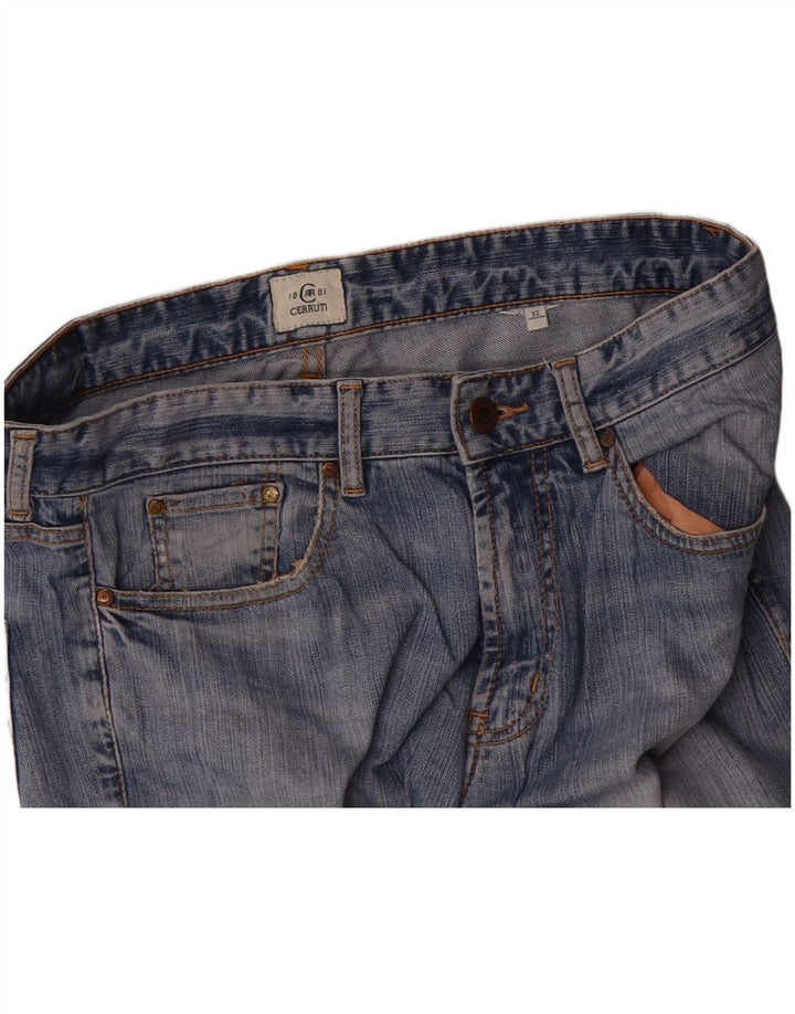 CERRUTI 1881 Mens Straight Jeans W32 L32 Blue