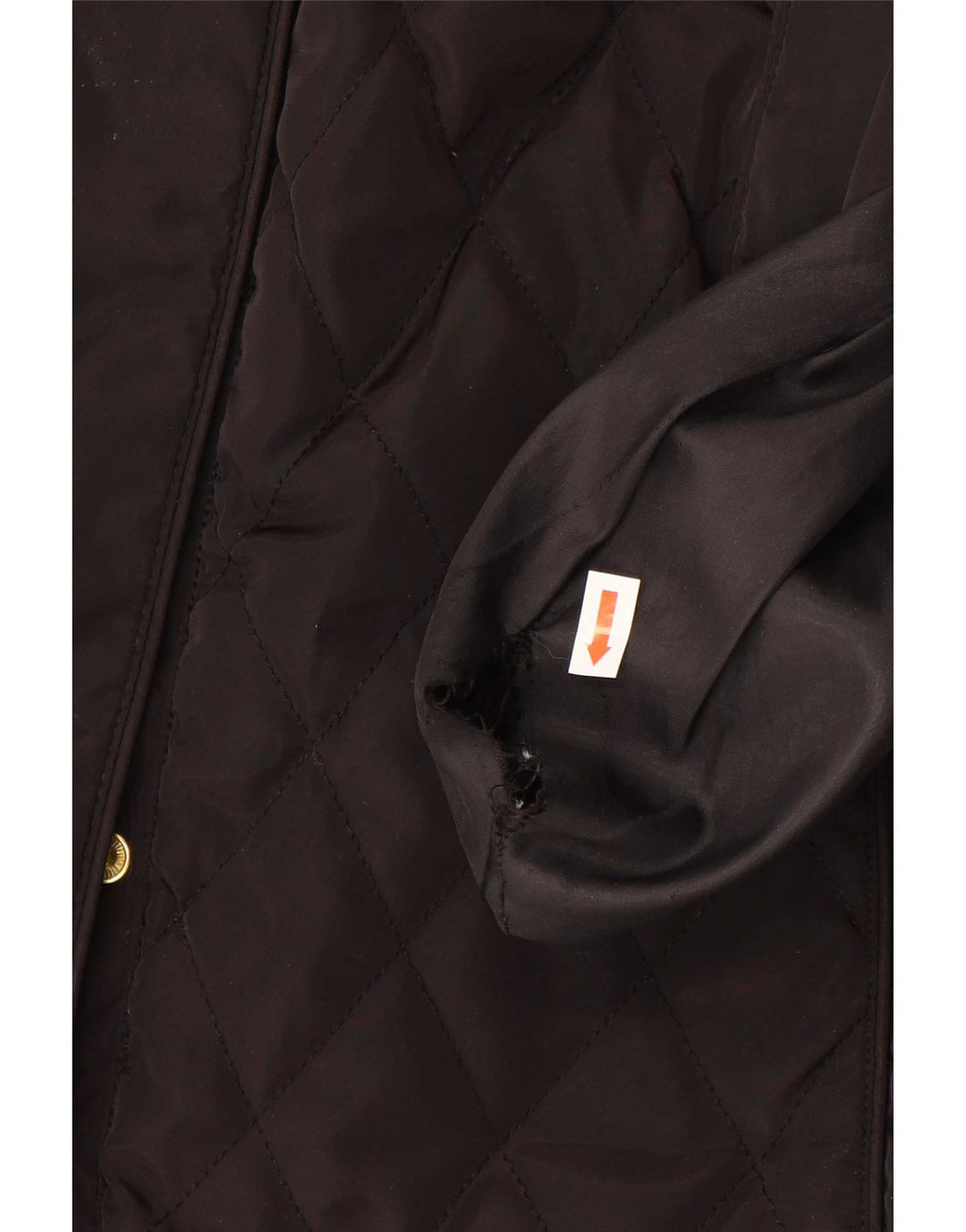 Michael Kors Abrigo cortavientos acolchado para mujer UK 46 Grande Poliéster negro