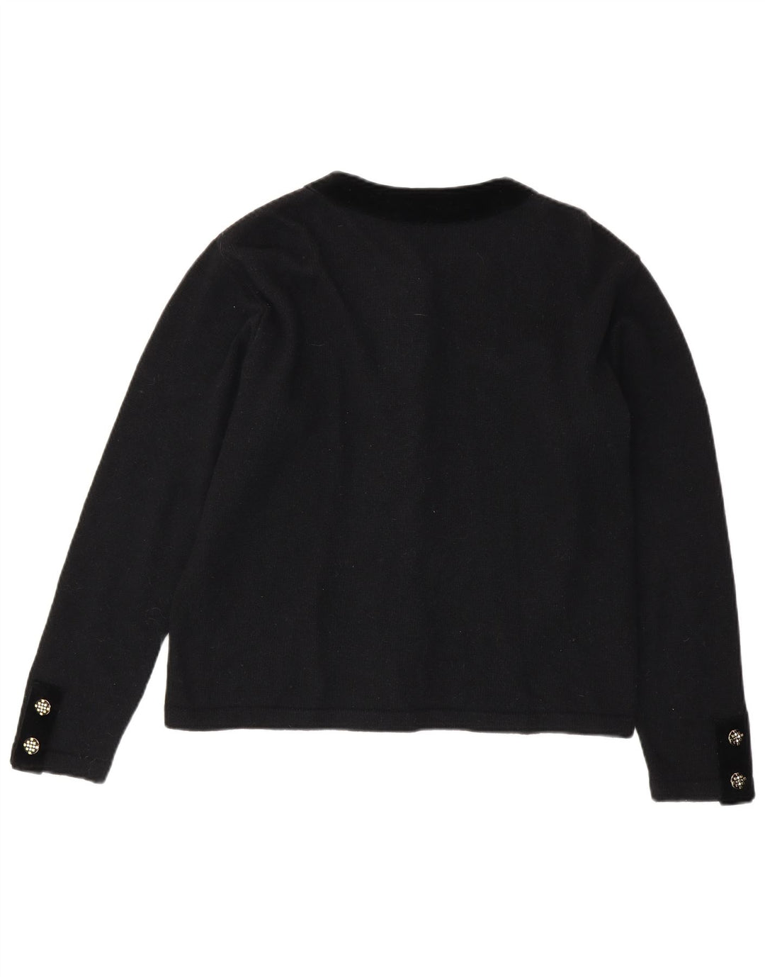 Fausta Womens Cardigan Sweater UK 14 Medium Black