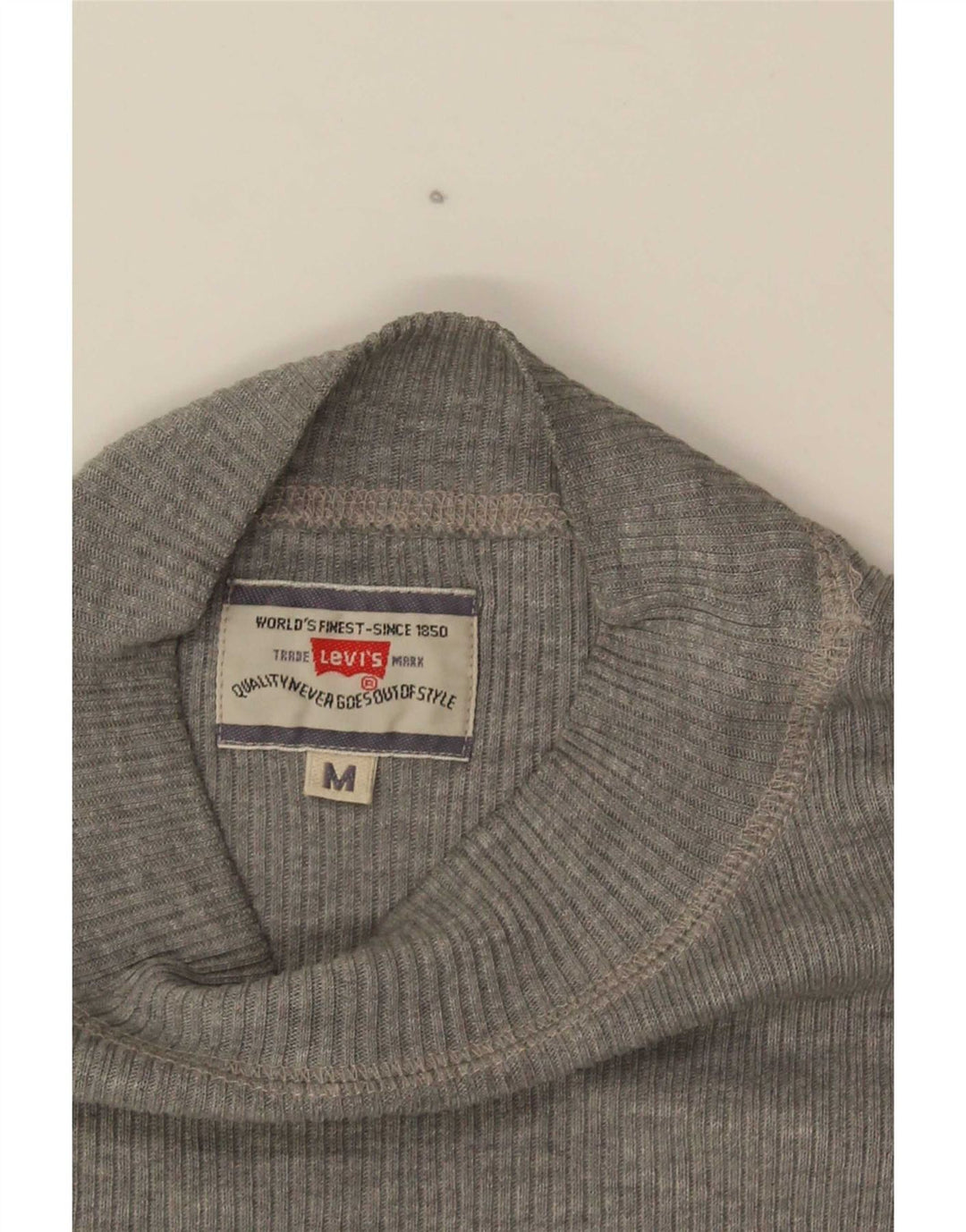 Levi's Womens Top Long Sleeve UK 12 Medium Grey