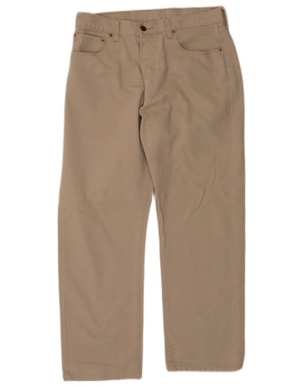 Levi's Mens 517 Straight Casual Παντελόνι W34 L28 Μπεζ βαμβακερό