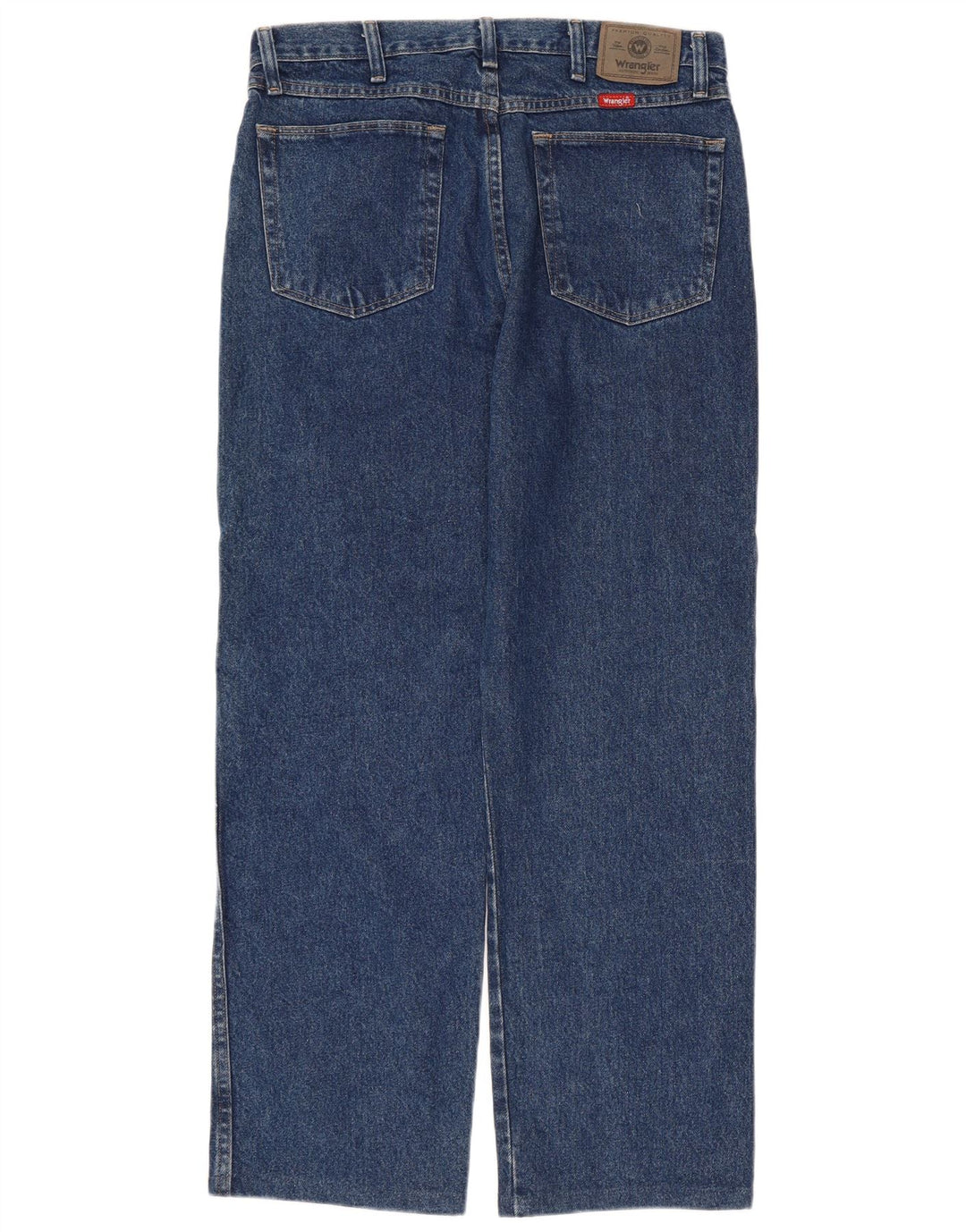 Wrangler Mens Straight Jeans W34 L29 Blue Cotton