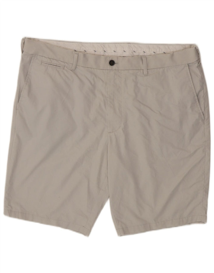 Marks & Spencer Mens Chino Shorts W42 2XL Beige Cotton