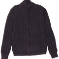 Marks & Spencer Damen Blue Harbour Cardigan Pullover UK 14 Mittelmarineblau